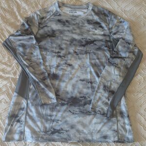 Field & Stream Men's Long Sleeve Digital Camo Fishing Shirt - Size Large cameo